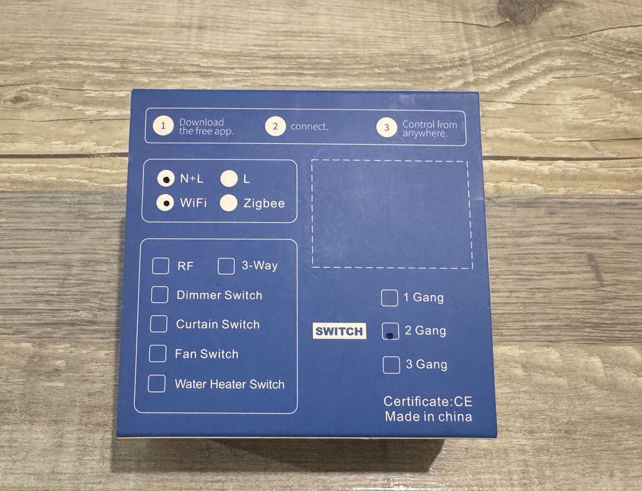 Interruptores Inteligentes WiFi Smart Switch 2-gang - Google/Alexa NEW