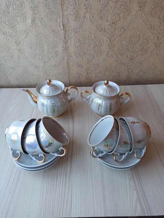 Сервиз чайный, новый.