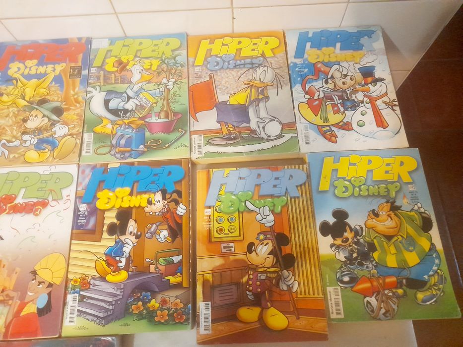 Conjunto de 19 Revistas Banda Desenhada Hiper Disney