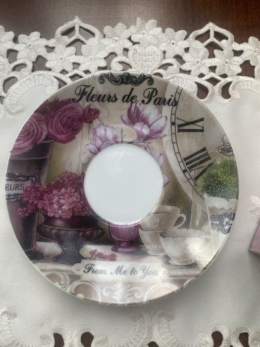 Nowy w pudelku zestaw  do herbaty Magnolia