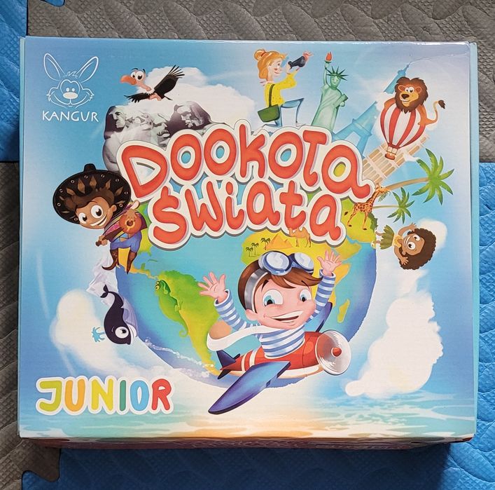 "DOOKOŁA ŚWIATA" Gra planszowa Junior