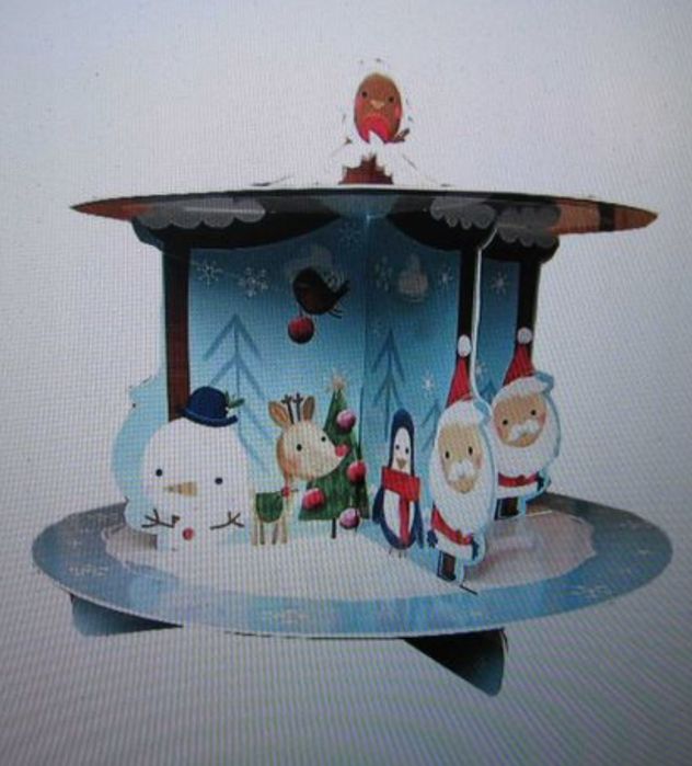 Kartonowo-kolorowa patera na babeczki i ciasta