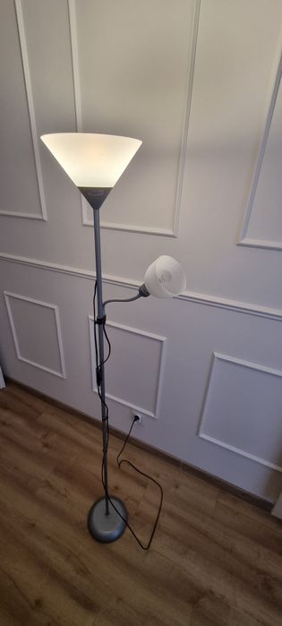 Lampa podłogowa BENFICA 2 max 60W  szary