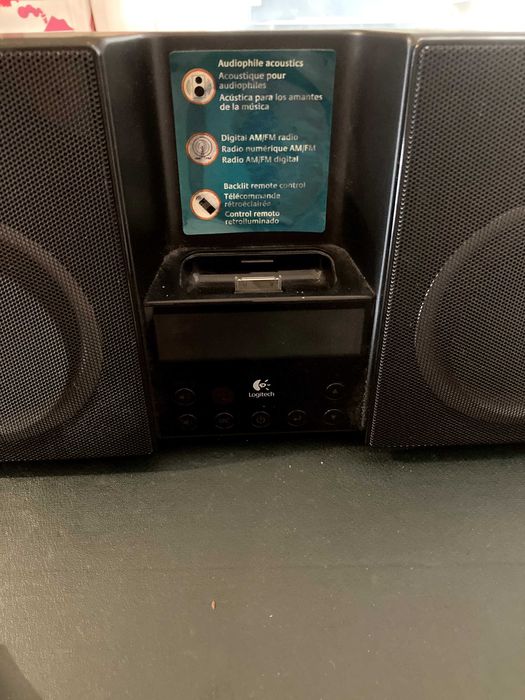 Coluna Logitech Pure-Fi Elite (S-02178) – Excelente som, bom estado