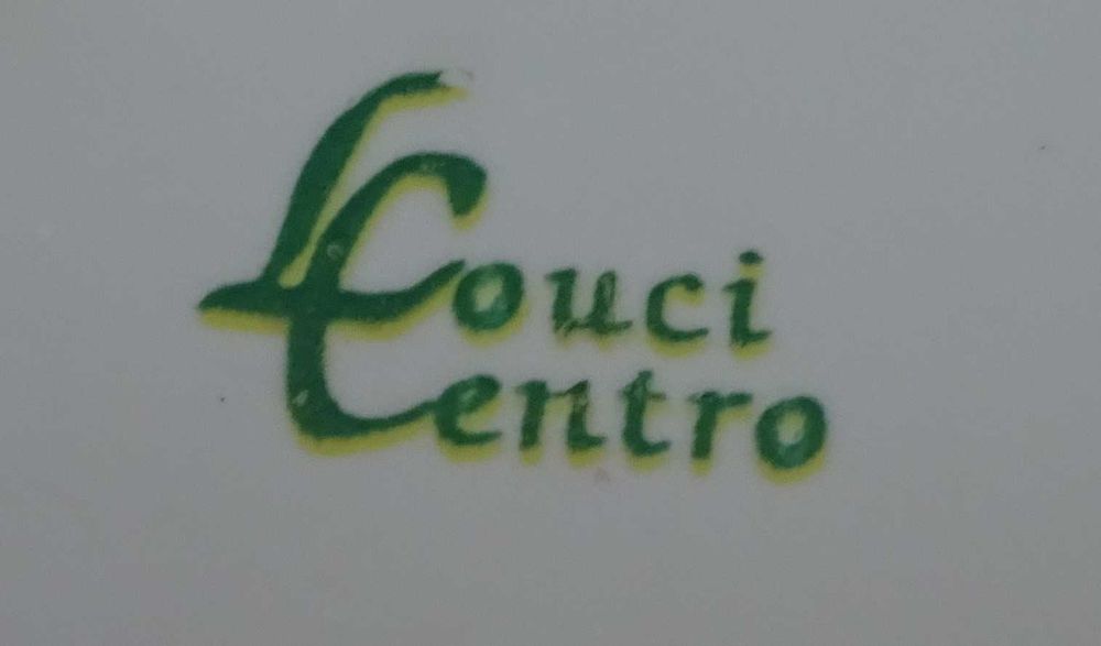 Jarrão Porcelana Antigo Pintado Mão da Loucicentro (+ 40 Anos)