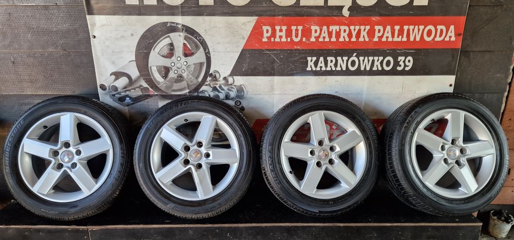 Alufelgi+Opony letnie 205/55 16 5x112 Et45 SEAT EXEO