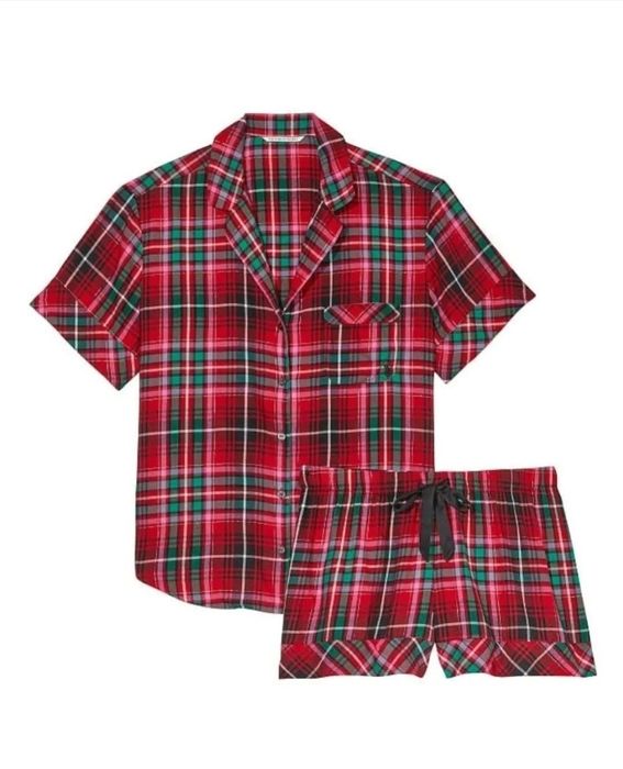 Піжама фланель домашній костюм Victoria's secret