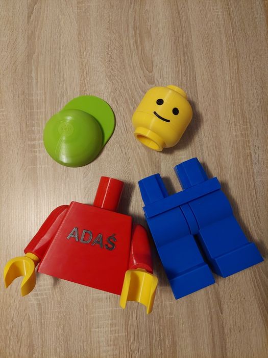 Ludzik LEGO, wysokość 40cm, druk 3D