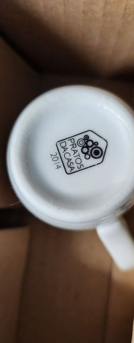 Chávenas Café Nicola,caixas de 6 unidades  novas