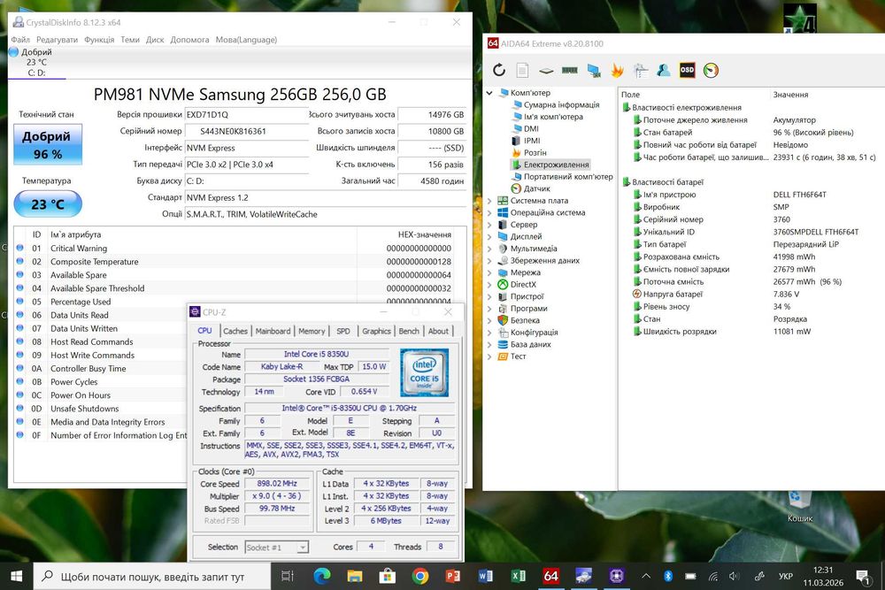 Трансформер Dell e5290 12.3" FHD i5-8350U 8gb SSD256gb планшет-ноутбук
