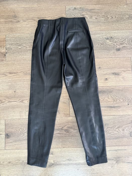 Шкіряні штани Mango