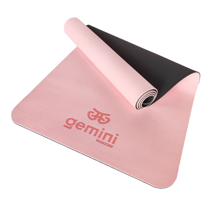 Килимок для фітнесу та йоги Gemini Sport TPE+TC 6мм GE-60030