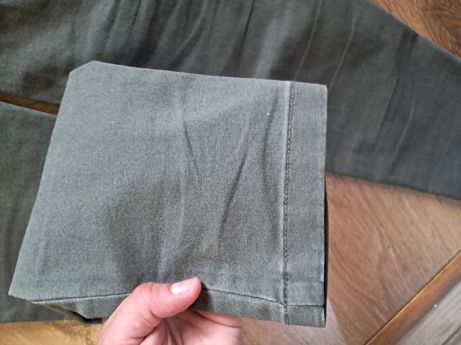 Cazedonia spodnie bojówki M zieleń