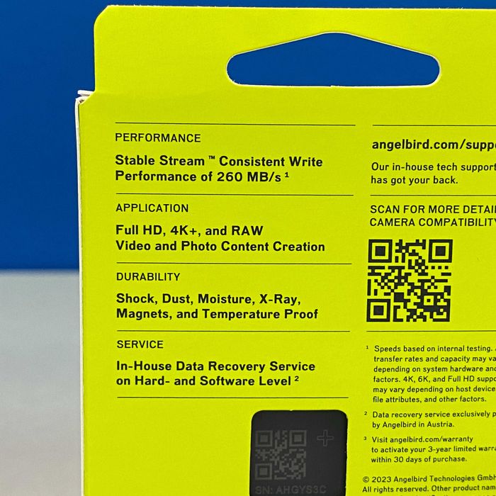 Angelbird AV PRO SD MK2 V90 SDXC UHS-II 64GB (NOVO)