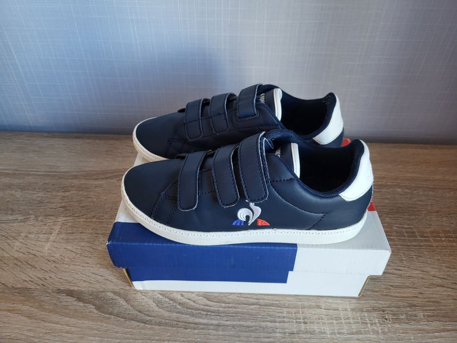 Продам шкіряні кеди (кросівки) для хлопчика Le Coq Sportif розмір 35