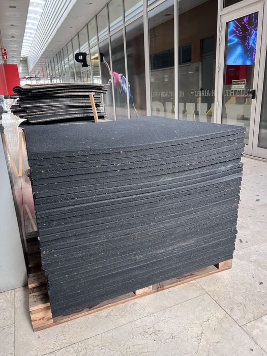 Chão / Piso de borracha para ginaiso