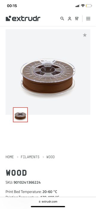 filament drewniany do drukarki 3d