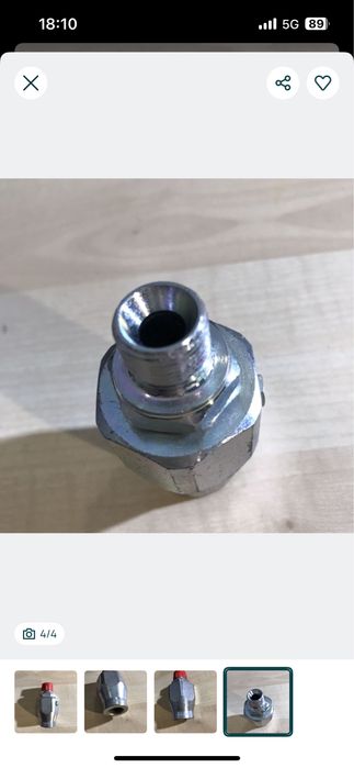 NEU GKN Adaptador Hidráulico SJ10-06 3/8" BSP G11 GKN MIW BSP GGL 3/8