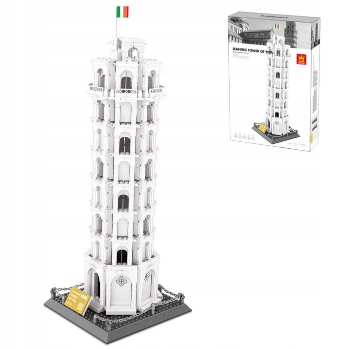 Klocki architektura Krzywa wieża W PIZIE, WŁOCHY, ITALY, WANGE 5214