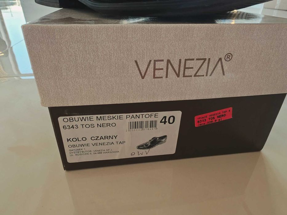 Półbuty skórzane Venezia