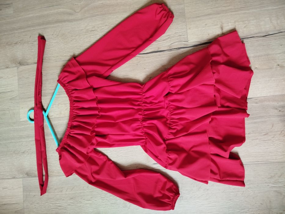 Czerwona sukienka hiszpanka S/M, 36, 38