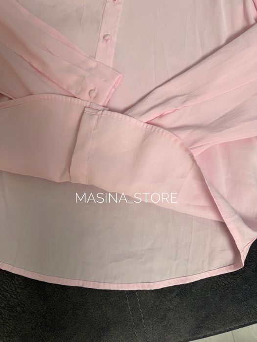 Нова жіноча рожева сорочка Zara XS рубашка блуза оригінал Зара