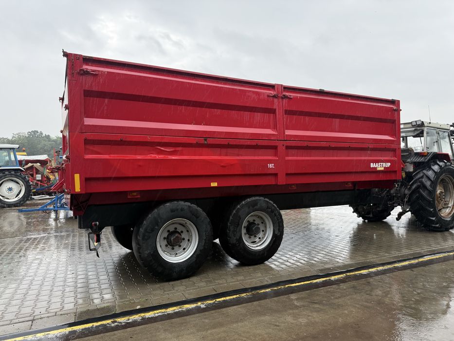 Przyczepa BAASTRUP CTS 16 t tandem hydro burta
