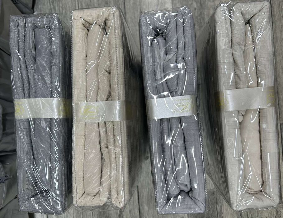 Бавовняна муслінові комплекти білизни "на резинці" «Плетінка» Koloco