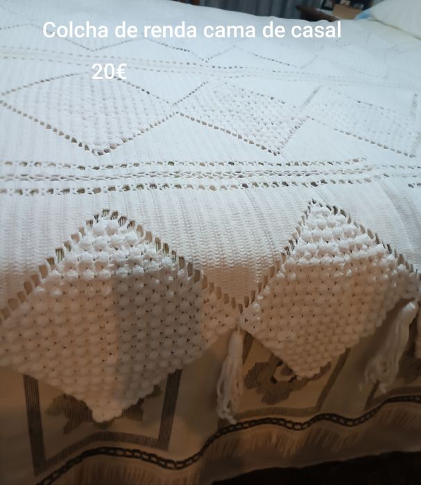 Colchas/toalhas de renda