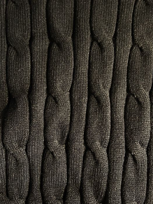 Malha da Ralph Lauren decote em V preta