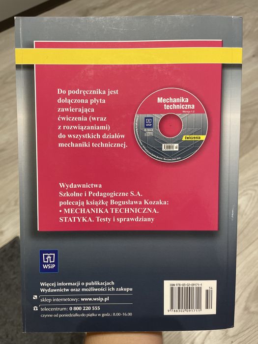 Mechanika techniczna podrecznik wsip