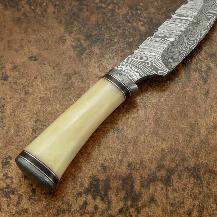 IMPACT nóż Bowie z Damastu Damast 328