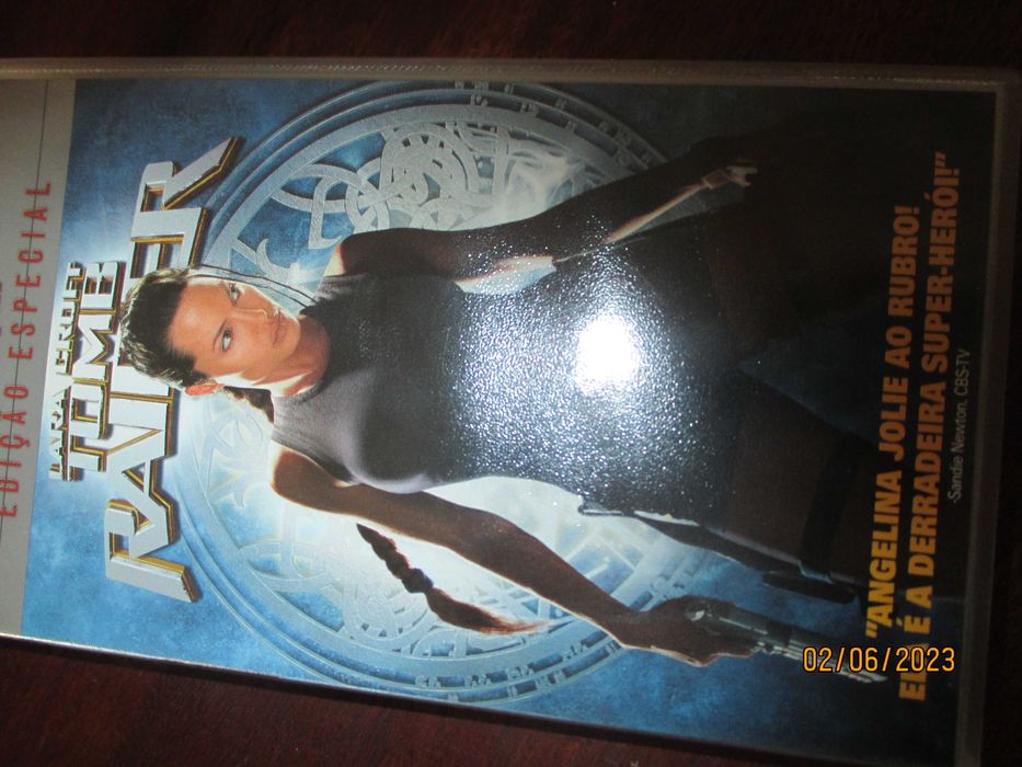 4 vhs - Et, Titanic, Tomb Raider e o Senhor dos aneis