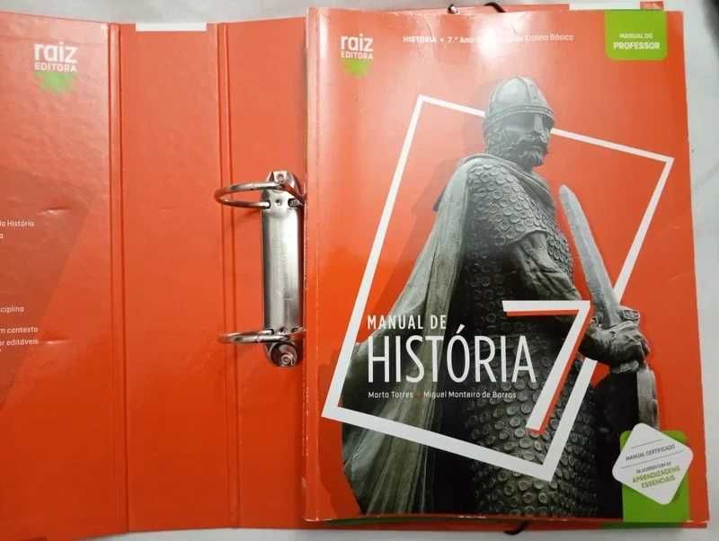 Manual de História 7 - História - 7.º Ano	Dossier do professor completo*