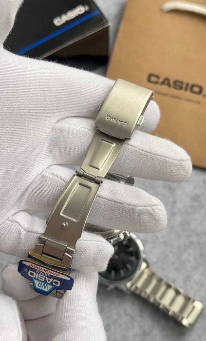 Годинник casio 870 silver black | часы мужские | касио годинник чоловічий | часы casio