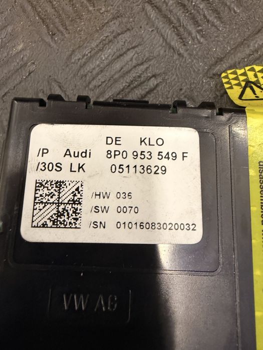 Czujnik kąta skrętu a3 8p audi