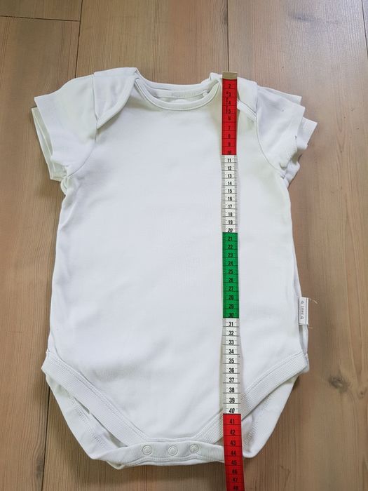 NEXT body z krótkim rękawem białe 92 zestaw set 3-pak h&M