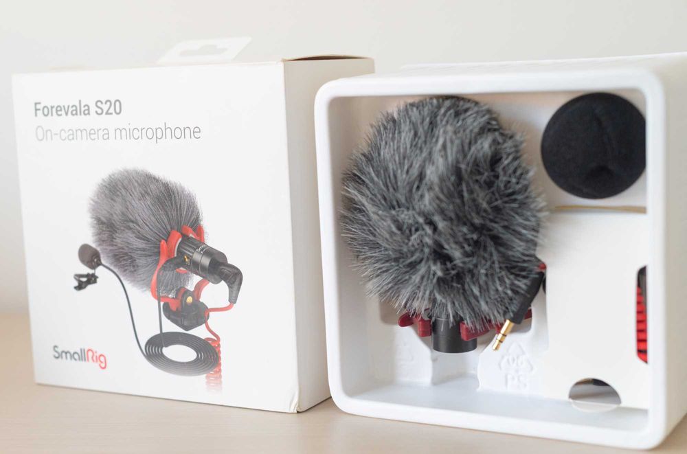 FOREVALA s20 on-camera microphone / Microfone de câmara