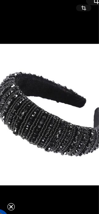 Обруч з камінням вечірній для супер модниці