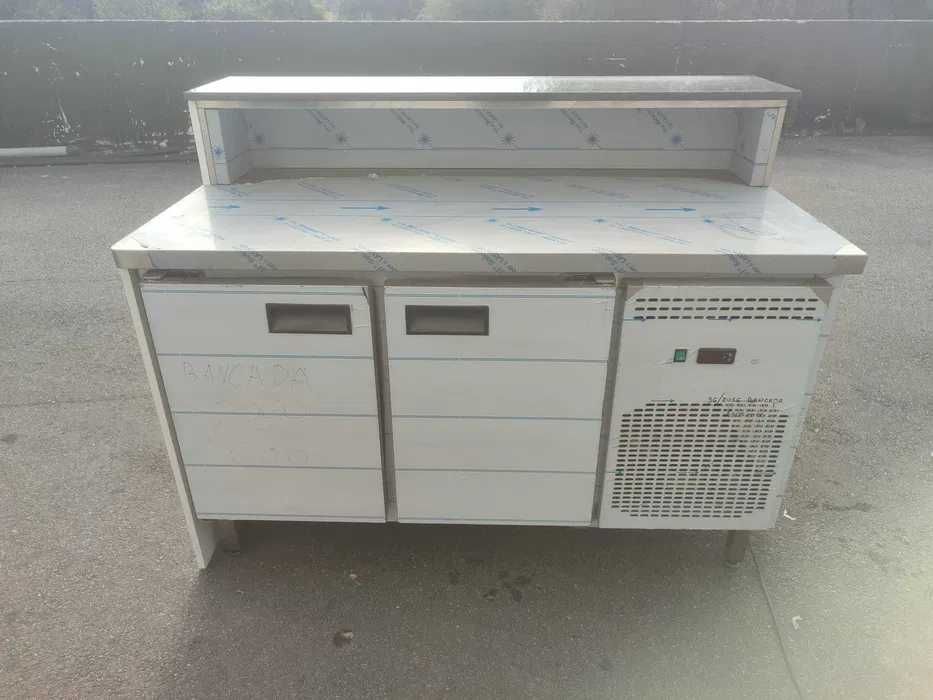 Bancada Refrigerada com Sub Balcão e Decoração - NOVO