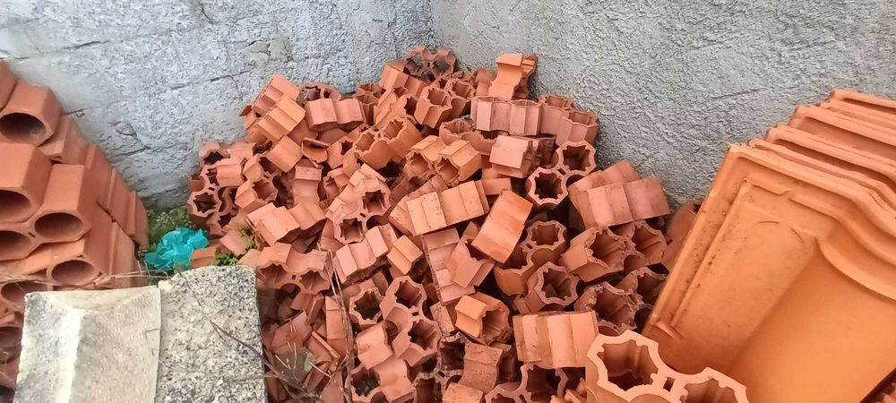 Telhas variadas canudo