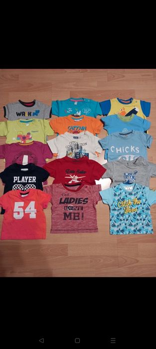 Koszulki/ t-shirty dla chłopca rozm. 68
