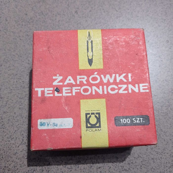 Żarówka telefoniczna 60 V 50 mA T-5,5