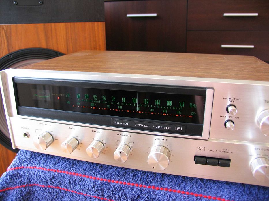 Sansui 551 / STEREO RECEIVER 70's - Super Stan '' Vintage ''