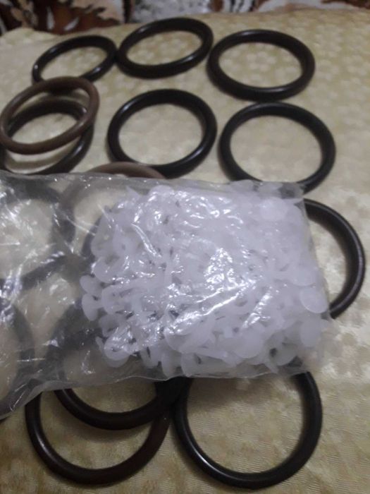 продам карнизы металлические для штор, кольца и зажимы для штор,