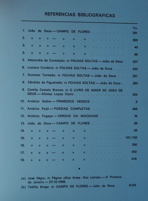 A Mulher na Poesia de João de Deus de Amélia Vilar - 1º Edição 1973