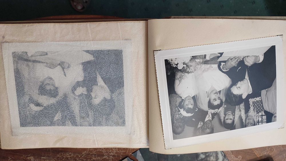 Album antigo de Casamento com 30 Fotografias - 1960