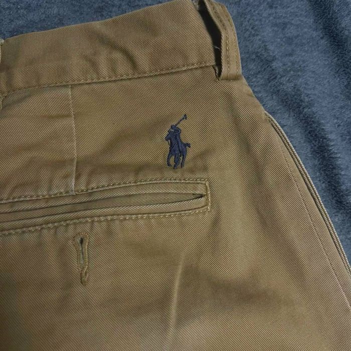 (W38 L34)(XL) Polo Ralph Lauren мужские брюки-чинос прямого кроя классического бежевые