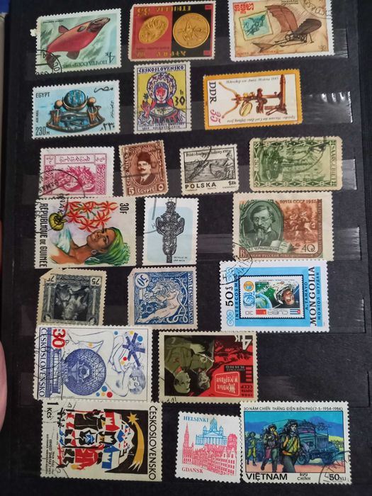 РАСПРОДАЖА большой коллекции почтовых марок (разные страны) подборка 4