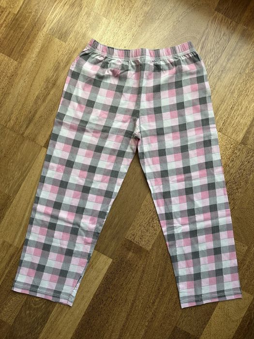 Spodenki w kratkę wide leg + geterki gratis